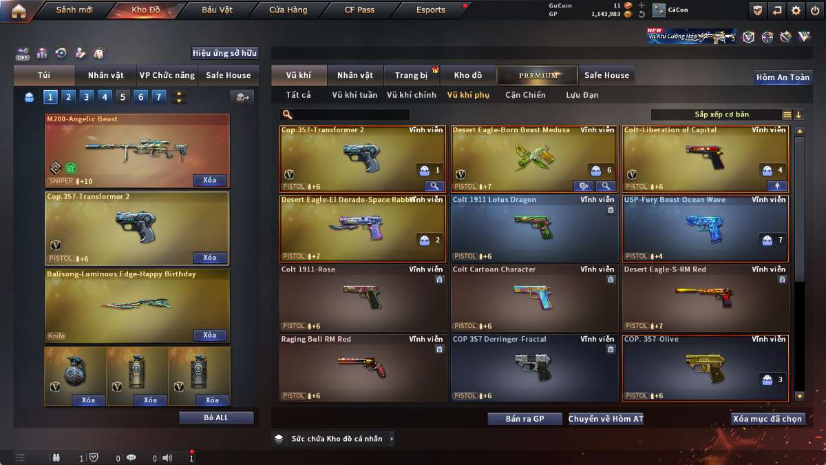 shop acc cf uy tin gia re